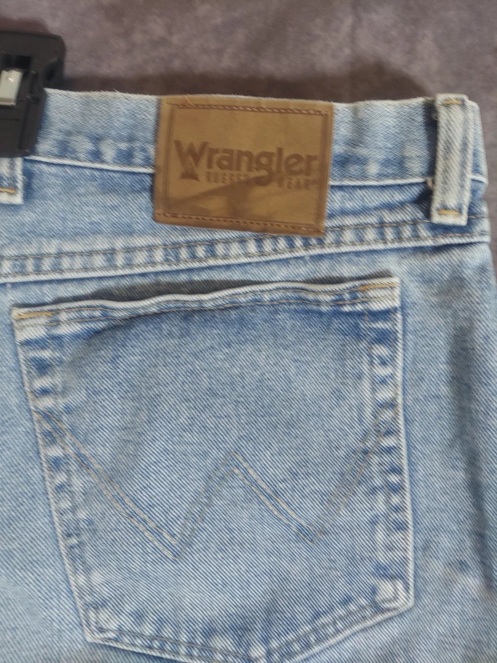 Wrangler Men's Relaxed Fit Jeans Light Wash Big & Tall 50x30 Broken-In GUC